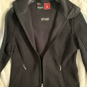 Spyder SKI Bandita full zip stand collar double knit jacket